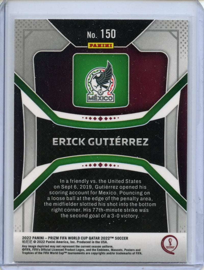 2022 Panini Prizm FIFA World Cup Qatar Erick Gutierrez