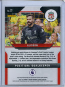 2021-22 Panini Prizm Premier League Alisson