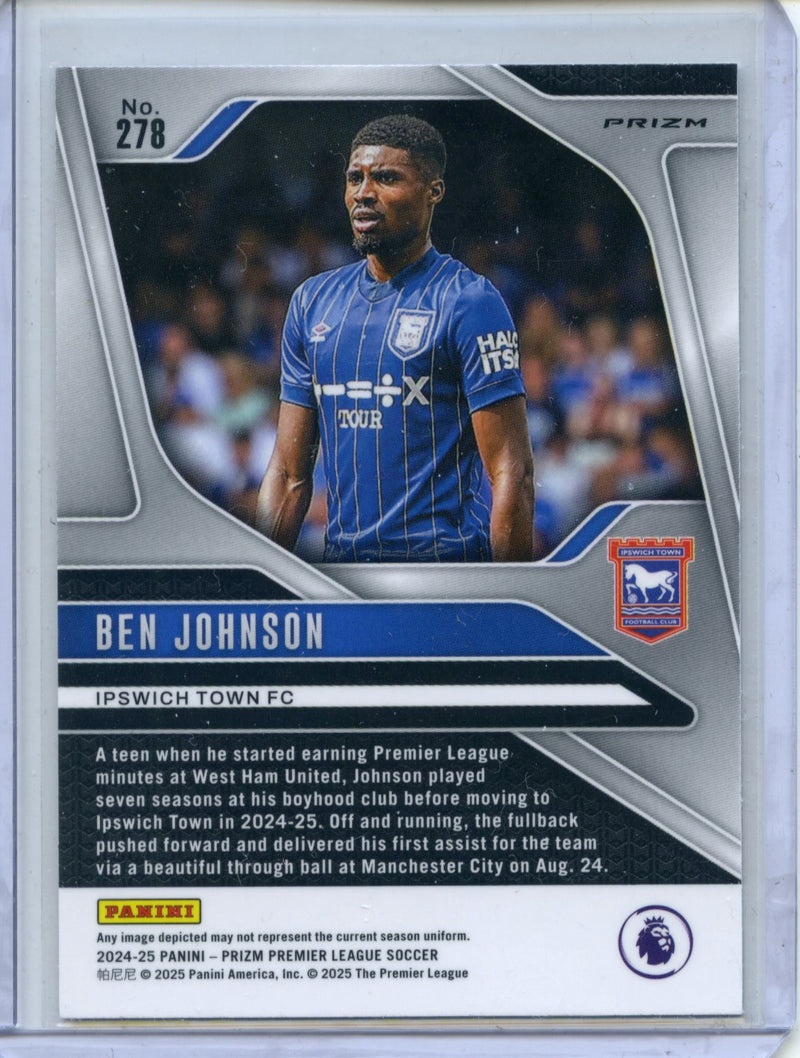 2024-25 Panini Prizm Premier League Ben Johnson Mojo