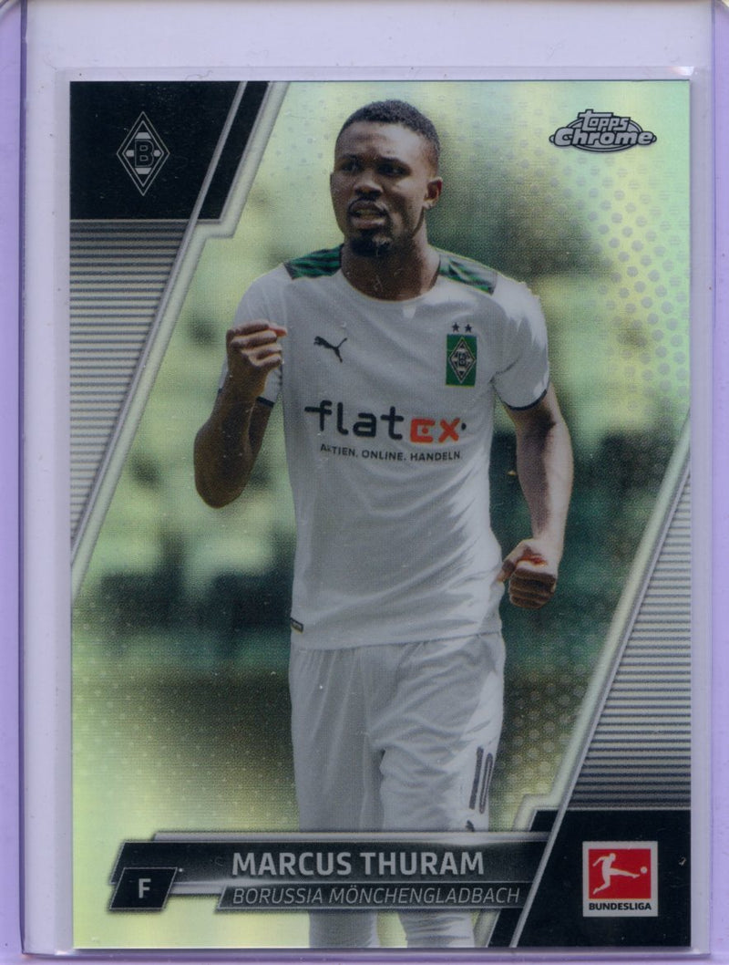 2021-22 Topps Chrome Bundesliga Soccer Marcus Thuram Refractor