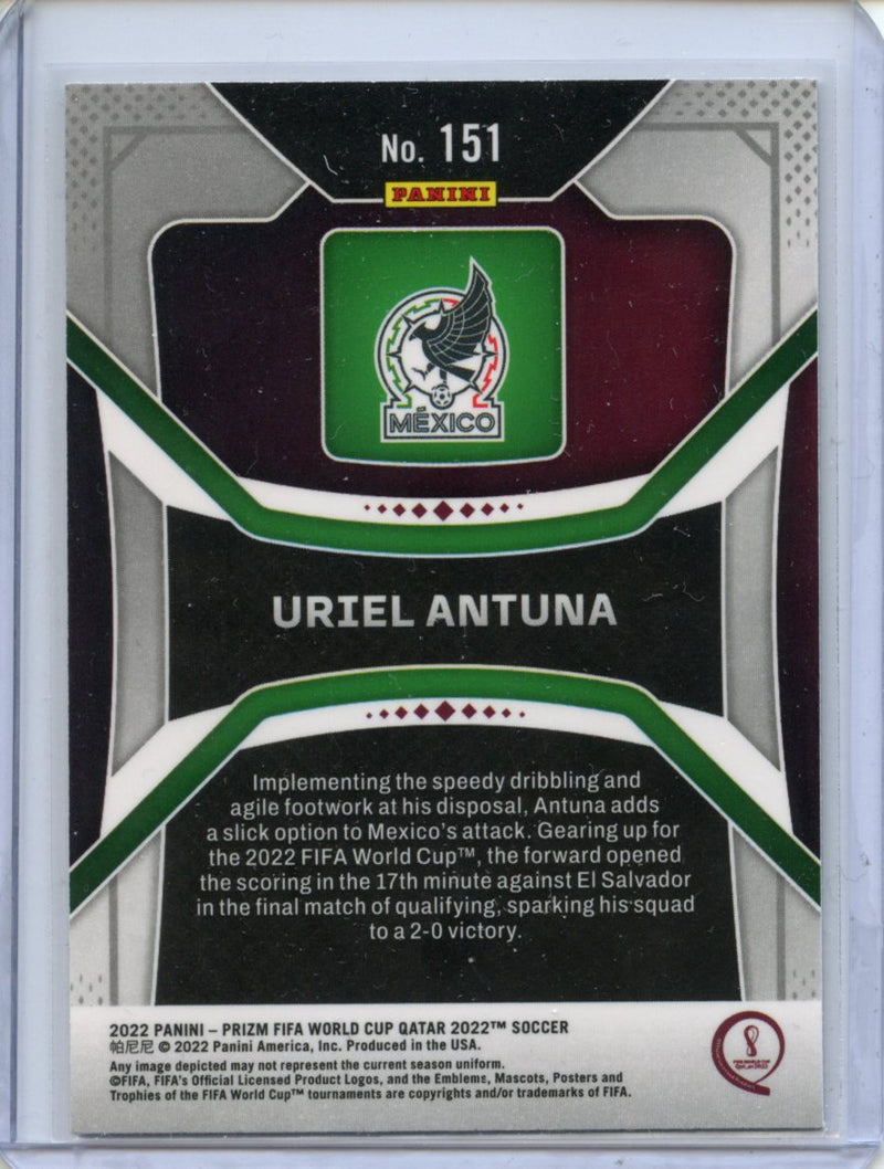 2022 Panini Prizm FIFA World Cup Qatar Uriel Antuna