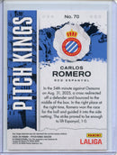 2025-26 Panini Pitch Kings Carlos Romero Artist Proof
