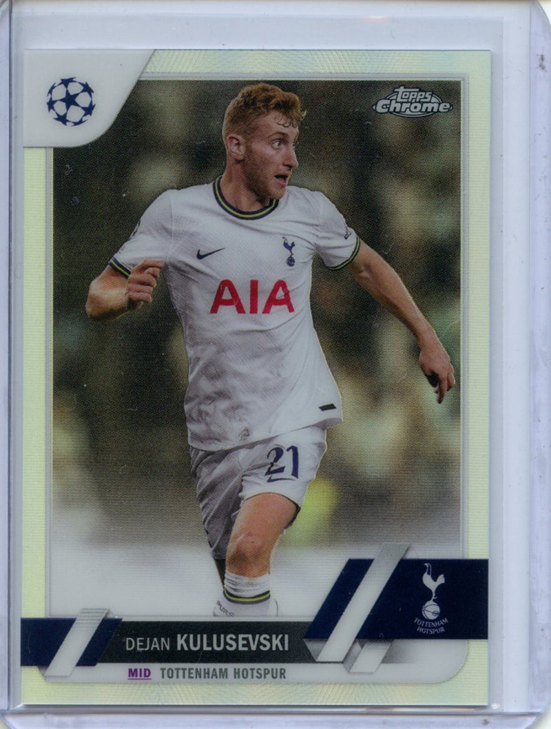 2022-23 Topps Chrome UEFA Dejan Kulusevski Refractor