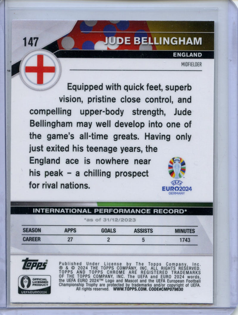2024 Topps Chrome UEFA Euro Jude Bellingham