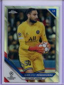2021-22 Topps Chrome UEFA CL Gianluigi Donnarumma Refractor