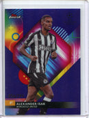 2023-24 Topps Finest UEFA Club Competitions Alexander Isak Purple 56/299