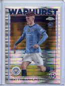 2024-25 Topps Chrome UEFA Club Comps Matty Warhurst Pulsar
