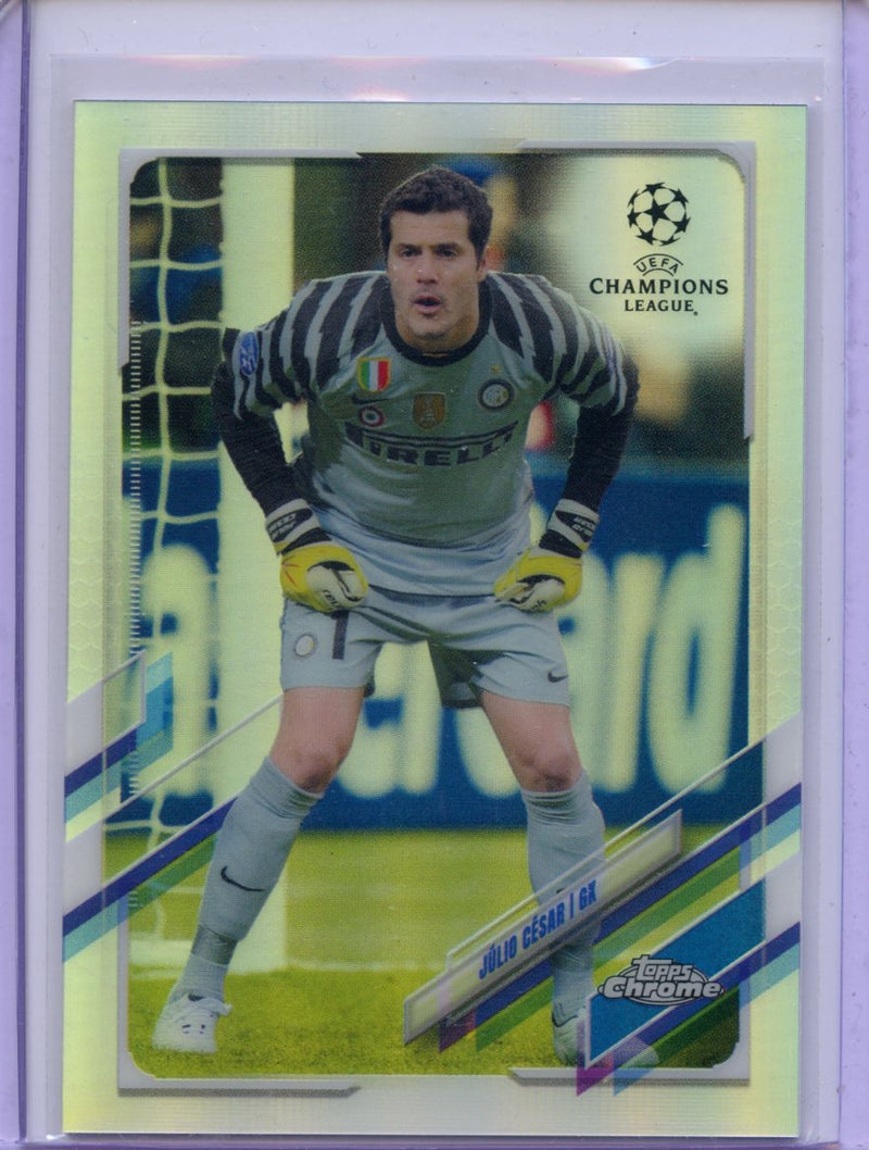 2020-21 Topps Chrome UEFA CL Julio Cesar Refractor