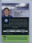 2021-22 Topps Stadium Club Chrome UEFA Champions League Nicolo Barella