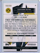 2020-21 Finest Bundesliga Giovanni Reyna Purple 105/250