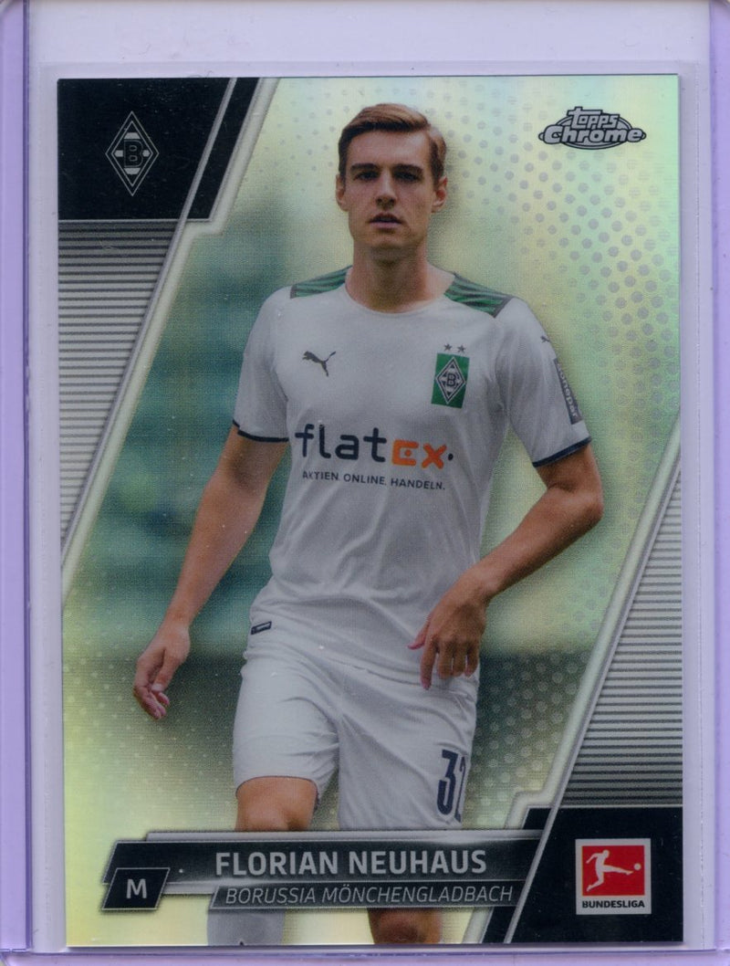 2021-22 Topps Chrome Bundesliga Soccer Florian Neuhaus Refractor