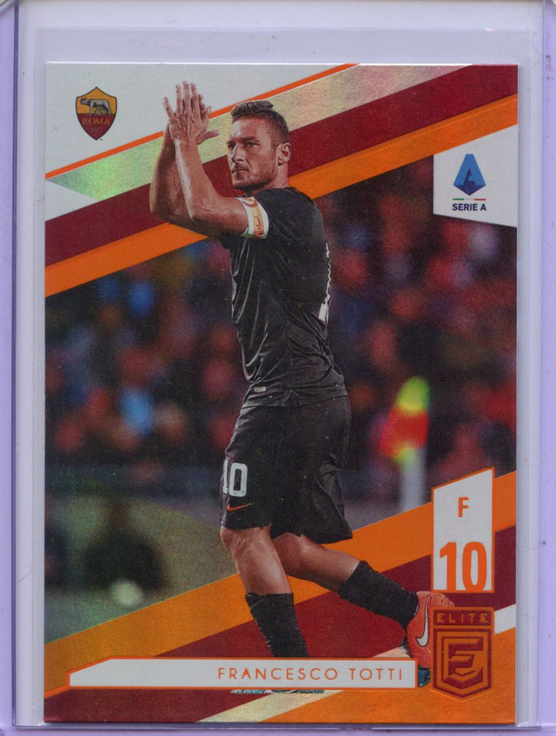 2019-20 Panini Chronicles Francesco Totti Elite Serie A Orange