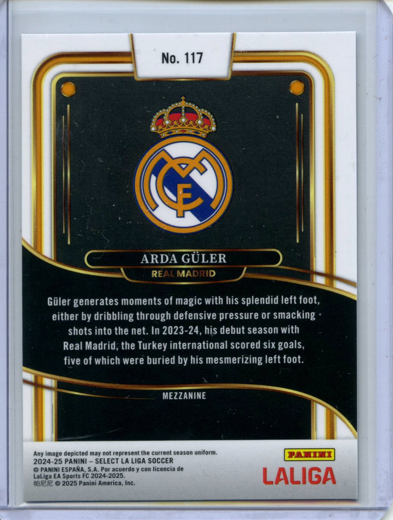 2024-25 Panini Select La Liga Arda Guler Mezzanine