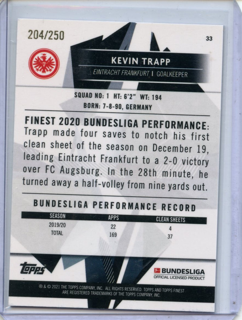 2020-21 Finest Bundesliga Kevin Trapp Purple 204/250