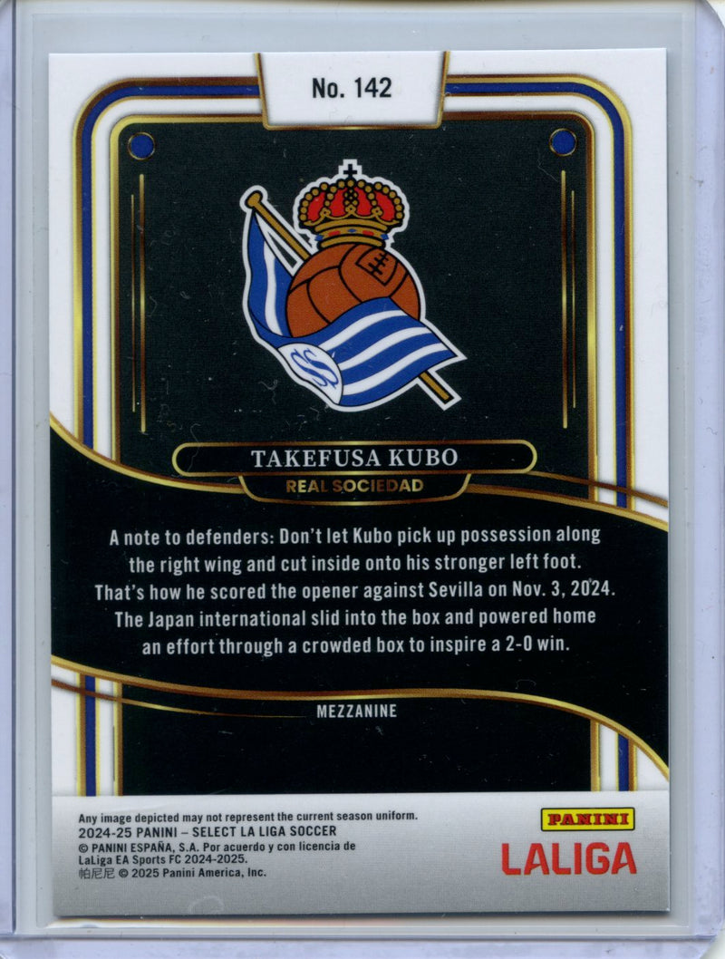 2024-25 Panini Select La Liga Takefusa Kubo Mezzanine