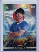 2026-27 Topps Flagship EPL Kaoru Mitoma Flying the Flag