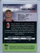 2021-22 Topps Stadium Club Chrome UEFA Champions League Daniel Maldini