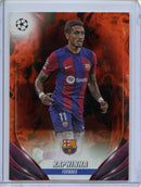 2023-24 Topps UEFA CC Raphinha Inferno Foil