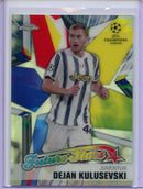 2020-21 Topps Chrome UEFA CL Dejan Kulusevski Future Stars