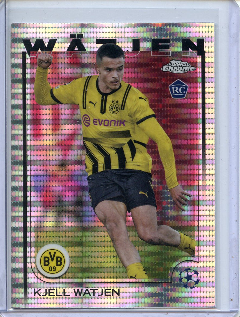2024-25 Topps Chrome UEFA Club Comps Kjell Watjen Pulsar