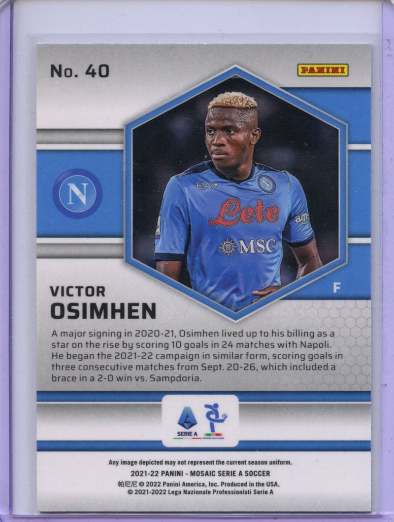 2021-22 Panini Mosaic Serie A Victor Osimhen