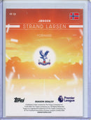 2026-27 Topps Flagship EPL Jorgen Strand Larsen Flying the Flag