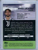 2021-22 Topps Stadium Club Chrome UEFA Champions League Manuel Locatelli