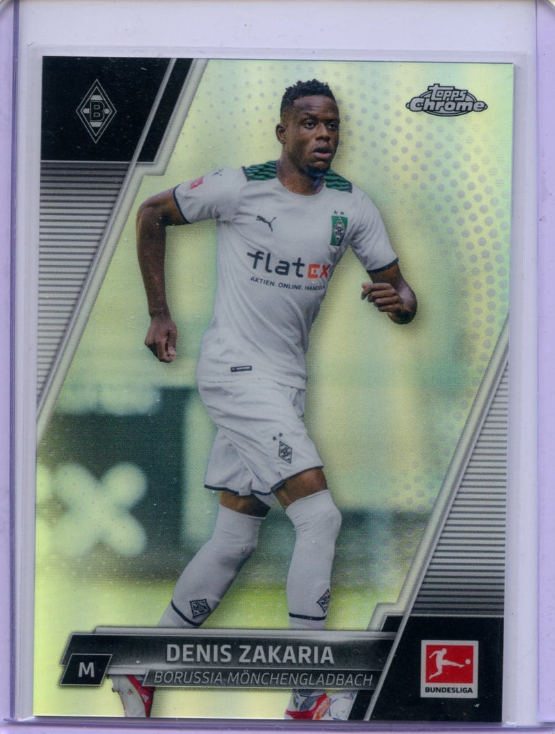 2021-22 Topps Chrome Bundesliga Soccer Denis Zakaria Refractor