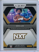 2024 Prizm WWE Wes Lee Superstar Autographs Red 70/99