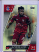 2021-22 Topps Chrome Bundesliga Soccer Alphonso Davies Refractor