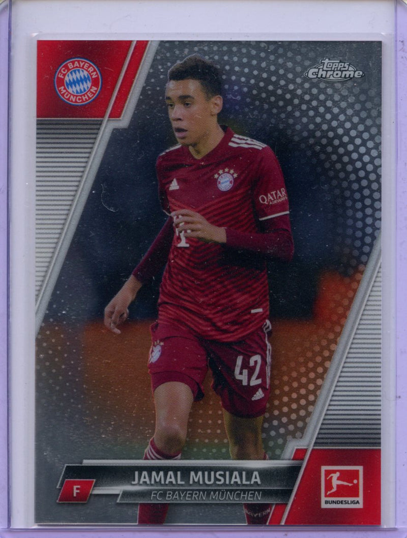 2021-22 Topps Chrome Bundesliga Soccer Jamal Musiala