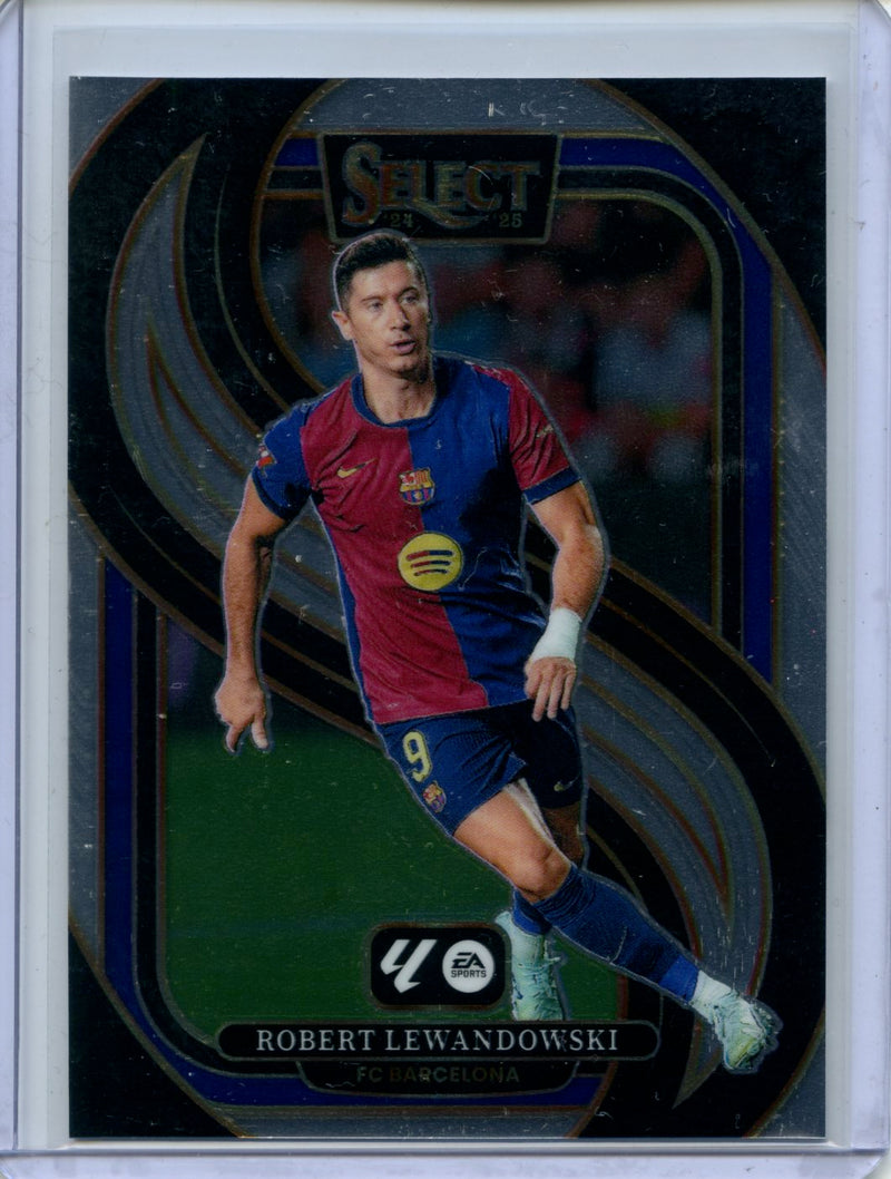2024-25 Panini Select La Liga Robert Lewandowski Mezzanine