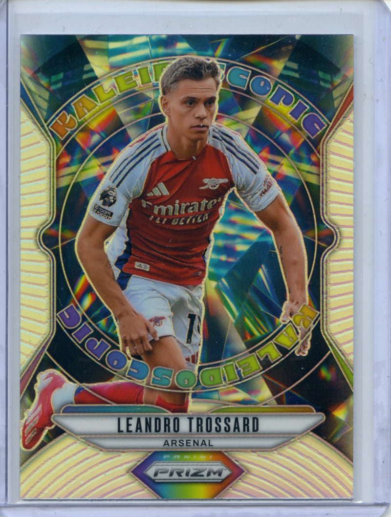 2024-25 Panini Prizm Premier League Leandro Trossard Kaleidoscopic Silver