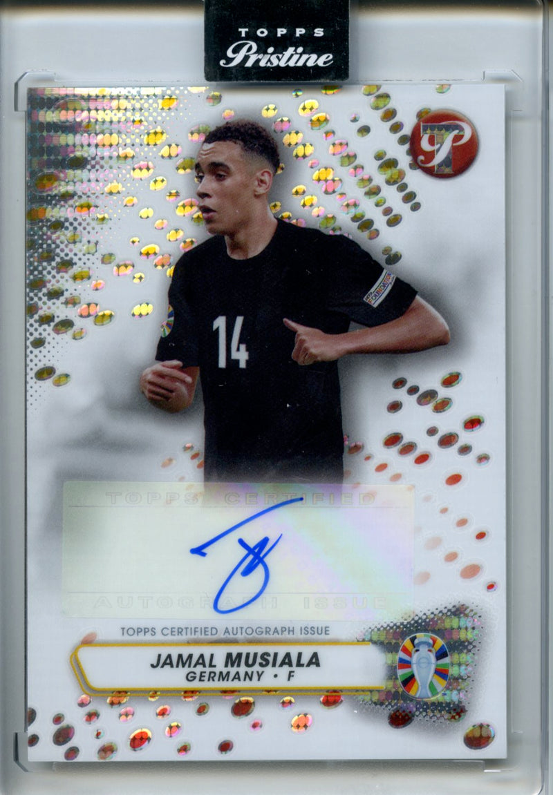 2023-24 Topps Pristine Road To Euro Jamal Musiala Pristine Autographs Pristine 92/99