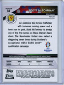 2024 Topps Chrome UEFA Euro Scott McTominay Refractor