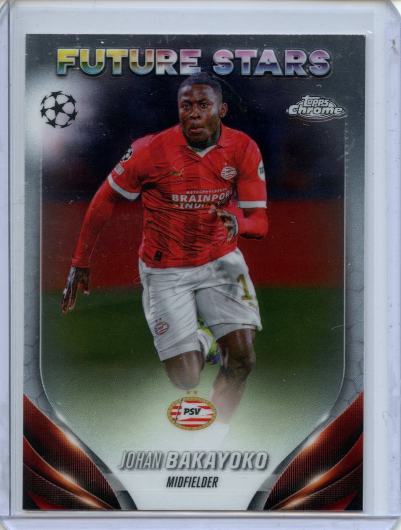 2023-24 Topps Chrome UEFA Johan Bakayoko