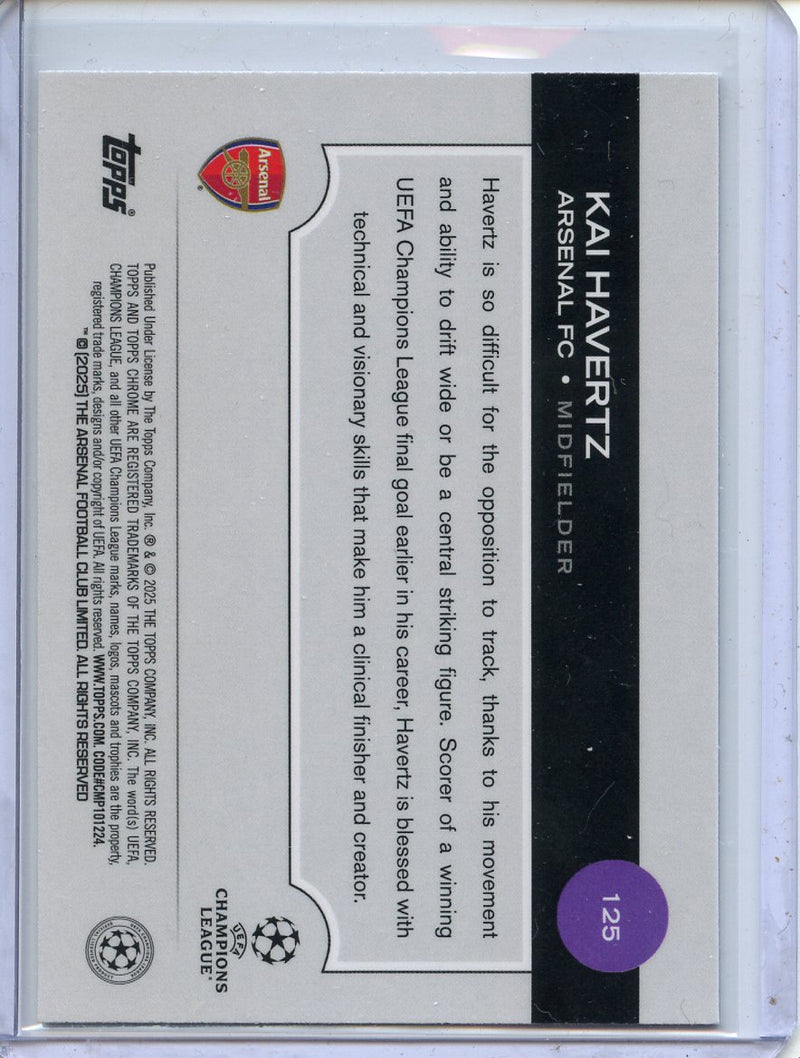 2024-25 Topps Chrome UEFA Club Comps Kai Havertz Pulsar