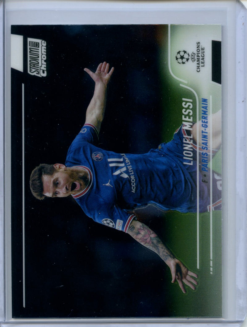 2021-22 Topps Stadium Club Chrome UEFA Champions League Lionel Messi