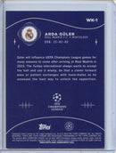 2023-24 Topps Chrome UEFA Arda Guler Wonderkids