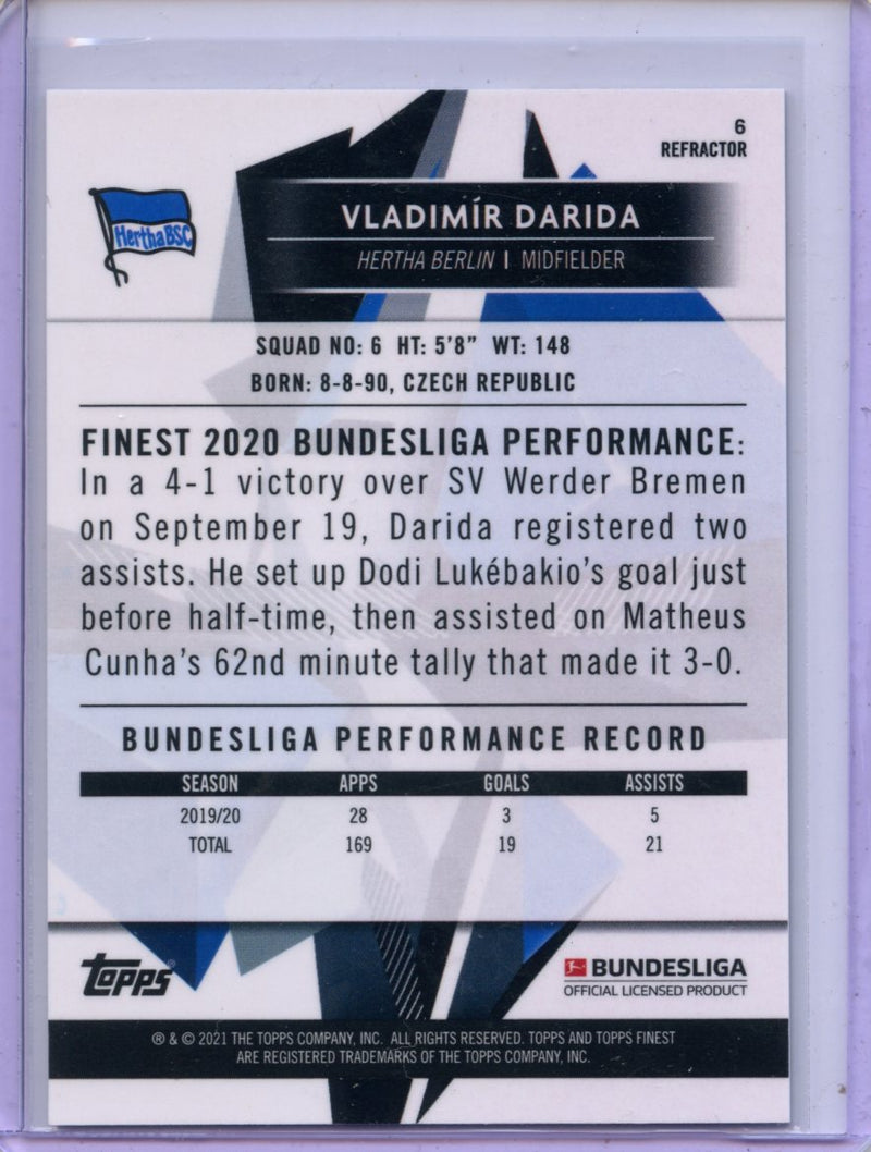 2020-21 Finest Bundesliga Vladimir Darida Refractor