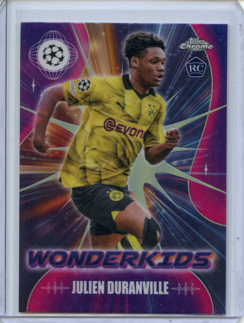 2023-24 Topps Chrome UEFA Julien Duranville Wonderkids