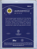 2023-24 Topps Chrome UEFA Julien Duranville Wonderkids