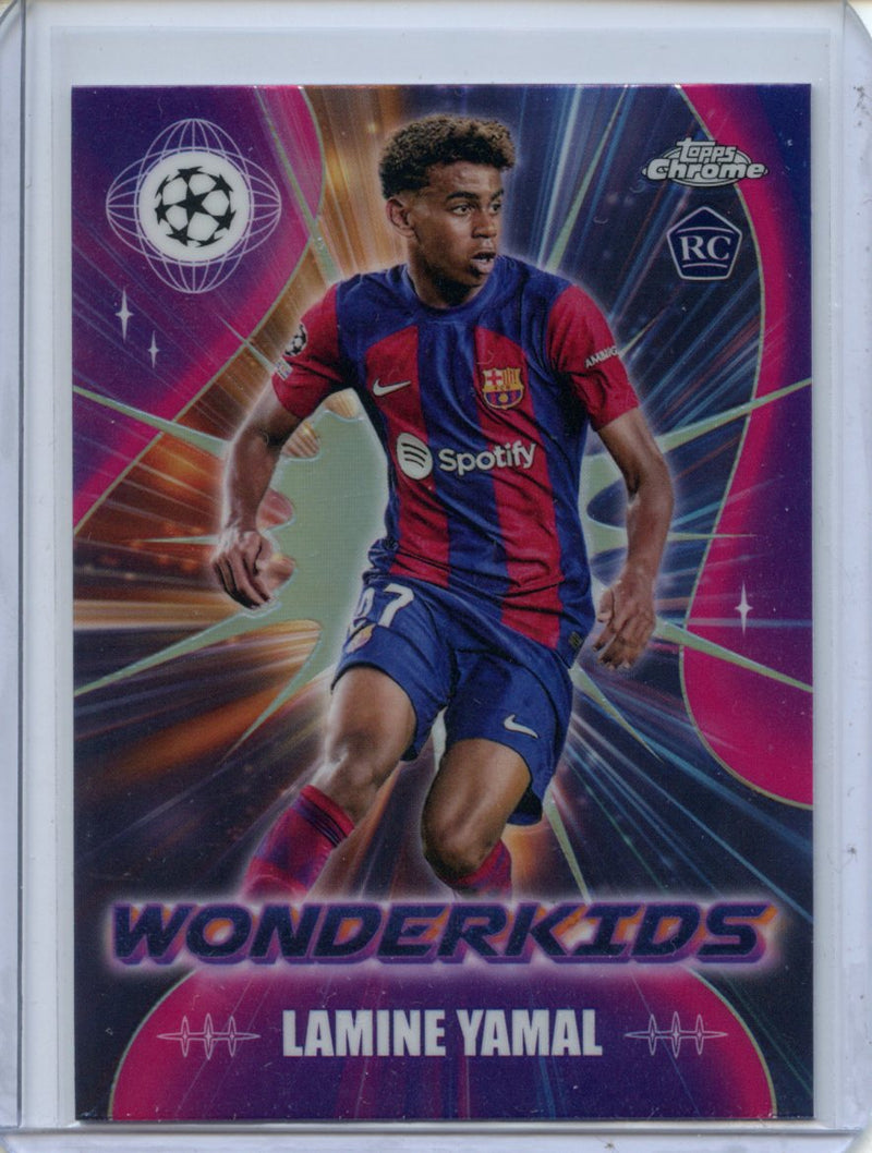 2023-24 Topps Chrome UEFA Lamine Yamal Wonderkids