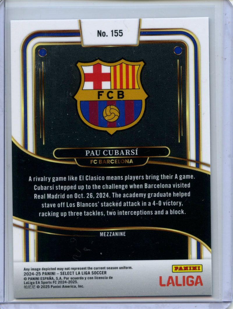 2024-25 Panini Select La Liga Pau Cubarsi Mezzanine