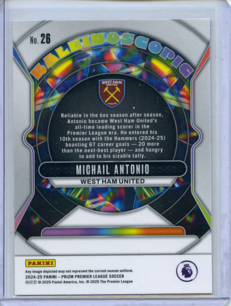 2024-25 Panini Prizm Premier League Michail Antonio Kaleidoscopic