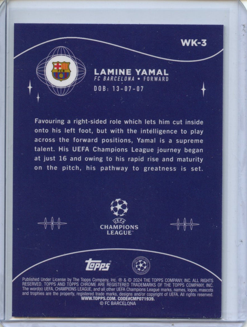 2023-24 Topps Chrome UEFA Lamine Yamal Wonderkids