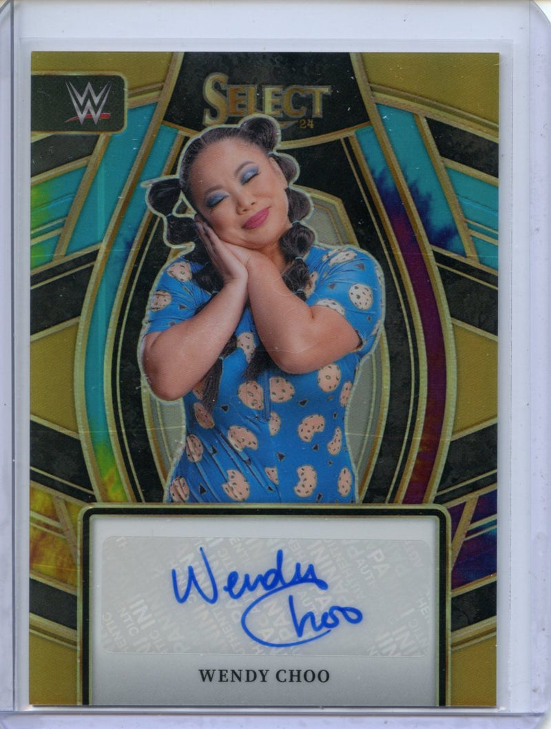 2024 Panini Select WWE Wendy Choo Signature Selections Tie-Dye 12/25