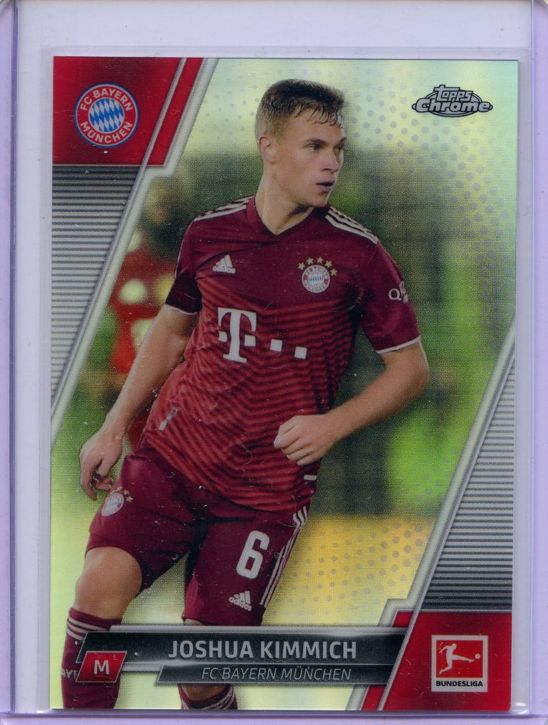 2021-22 Topps Chrome Bundesliga Soccer Joshua Kimmich Refractor