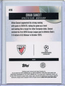 2025-26 Topps Finest UEFA Oihan Sancet