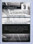 2018-19 Topps Finest UEFA Champions League Joao Cancelo Red 5/10
